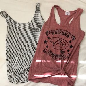 Diamond Backs Tank Top Striped